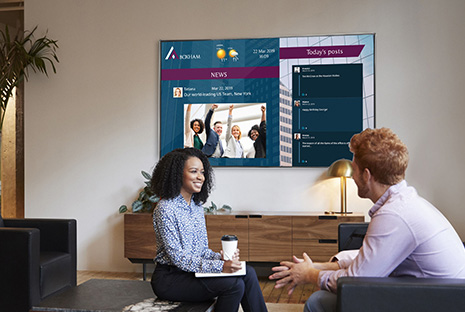 digital signage offers prime office experiences