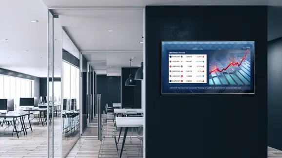 forex exchange digital screen - elementi project in spinetix arya