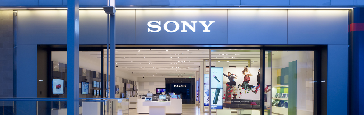 Sony store shop window