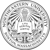 northeastern university boston logo