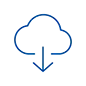 download center cloud icon