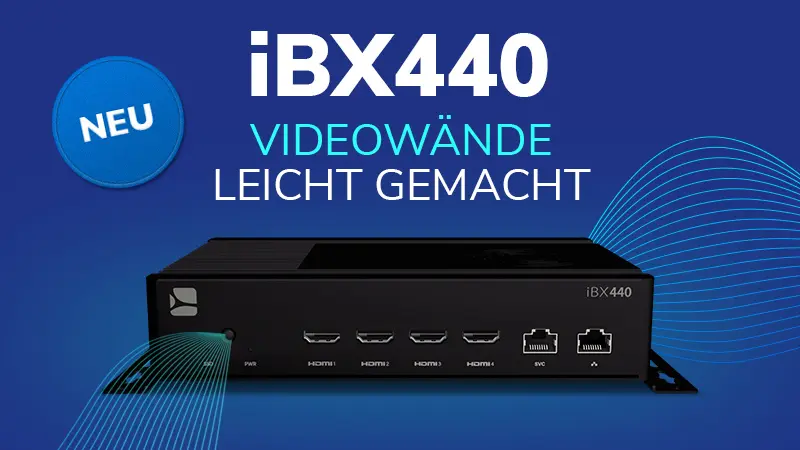 ibx440 player fuer videowaende