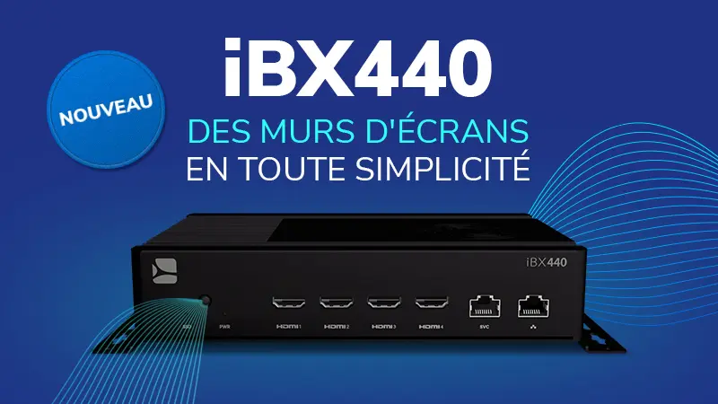 présentation de spinetix ibx410 le lecteur d'affichage dynamique pour murs d'images en toute simplicité