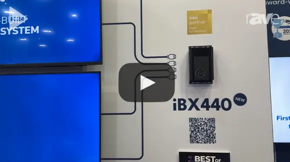 ibx440 award-winning best-of-show video wall player by spinetix